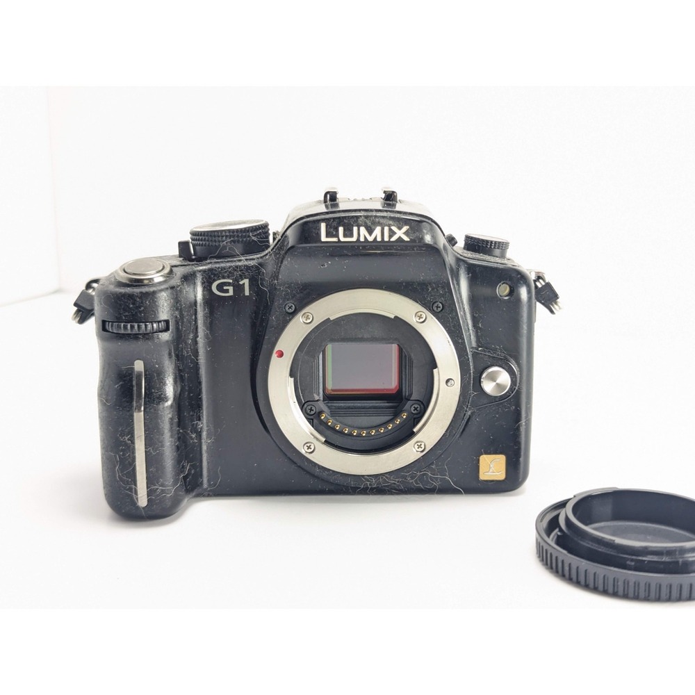 Panasonic Lumix DMC-G1 Mirrorless Black Body Only Untesed Parts Repair